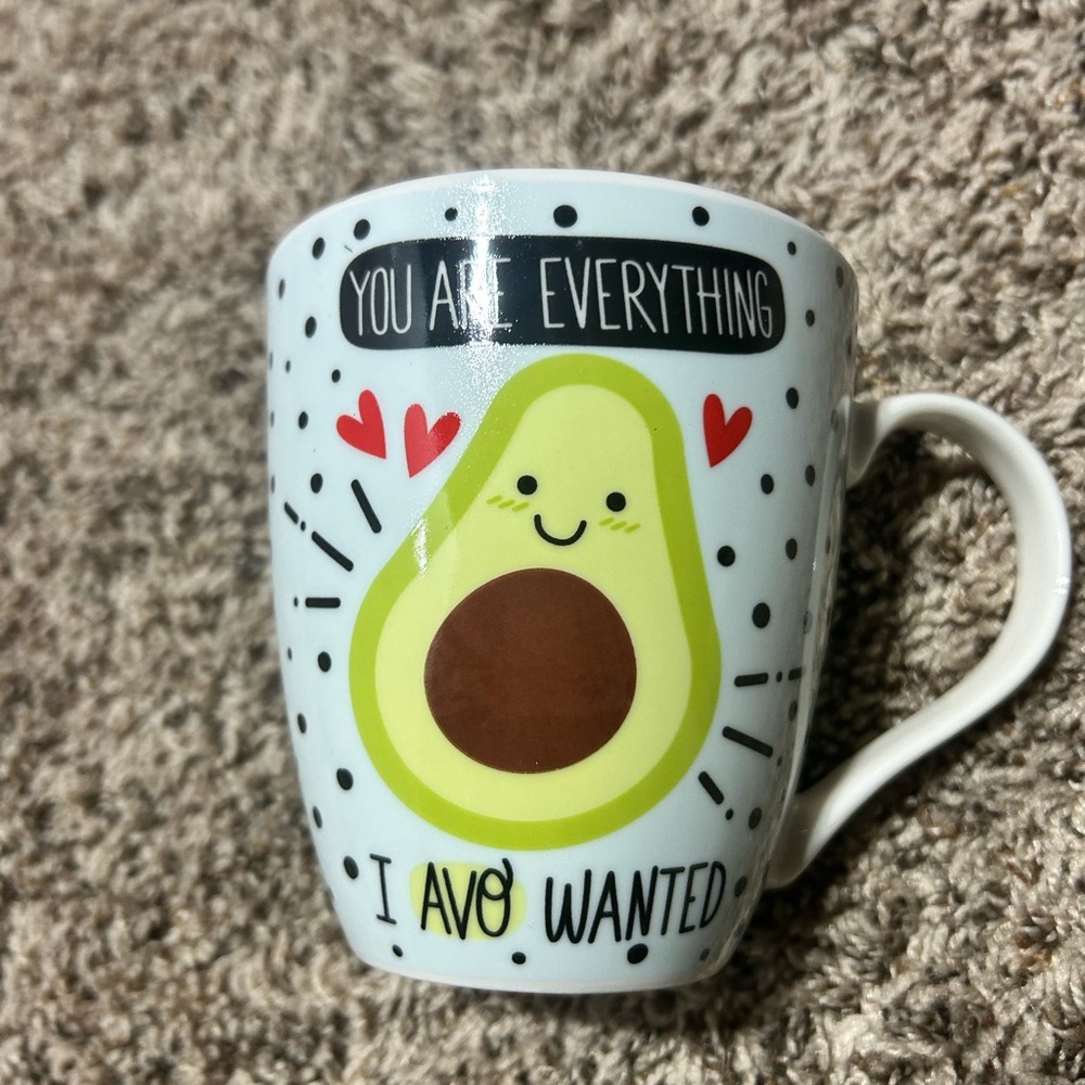 Avocado coffee cup